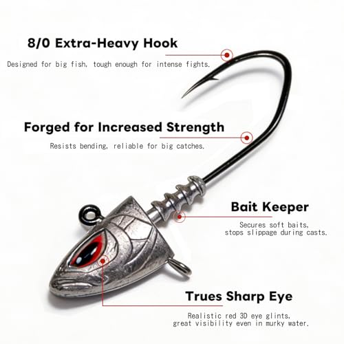 Saltwater Jig Heads 10 Pack