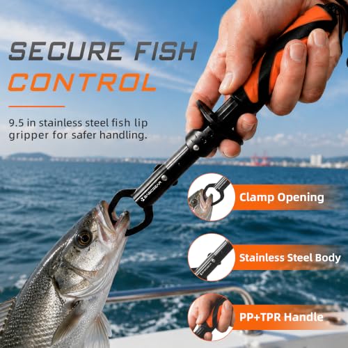 4 Piece Saltwater Fishing Tool Kit (7.5“ Orange Kit)