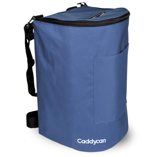 Portable Trash Can for Boating (Marine Blue / XL)