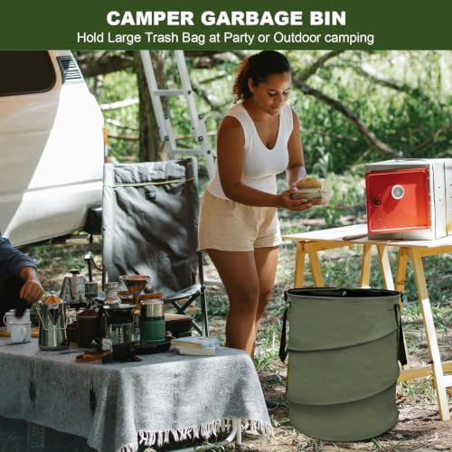 Collapsible Trash Can (Green)