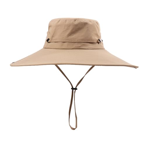 Fishing Sun Hat for Men UPF 50+ Wide Brim Boonie Hats for Summer