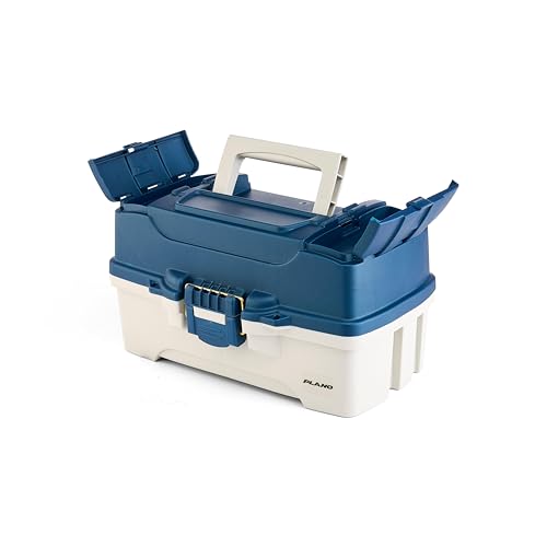 Three Tray Tackle Box (Blue/White / Three-Tray / Three-Tray)