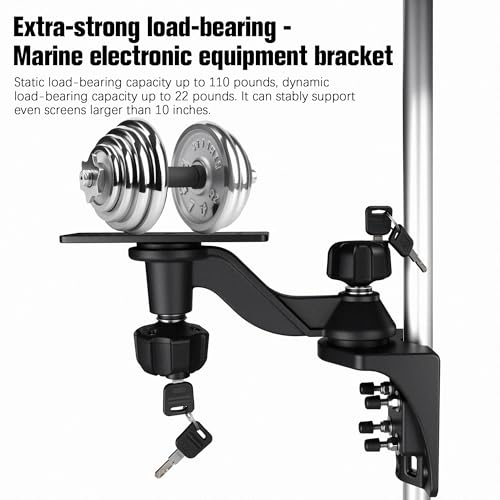 Heavy Duty Fish Finder Mount with Swing Arm
