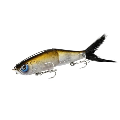 7“ Glidebait with Brush Tail (GHOST SHAD)