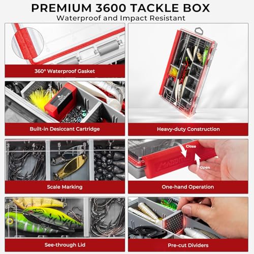 by KastKing Fishing Tackle Kit (143pcs Freshwater Lure Kit)