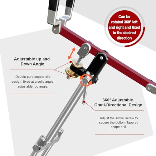 Fishing Rod Holders for Bank Fishing (Red)