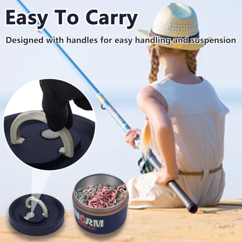 Fishing Bait Container (Blue)