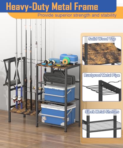 Fishing Rod Holders for Garage