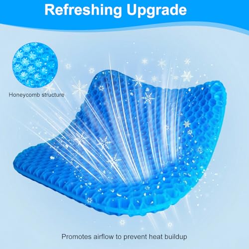 Anti Slip Gel Kayak Seat Cushion (17 x 15 inches)
