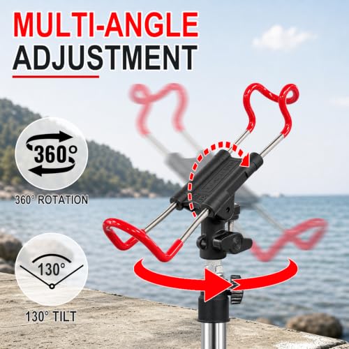 2 Pack Rod Holder for Ground (34.64")