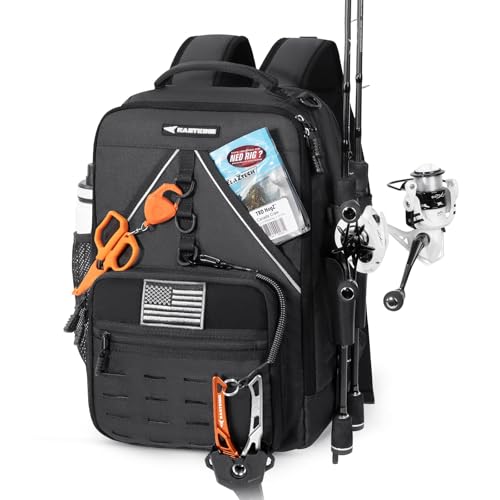KastMate Fishing Backpack With 2 Rod Holders Water