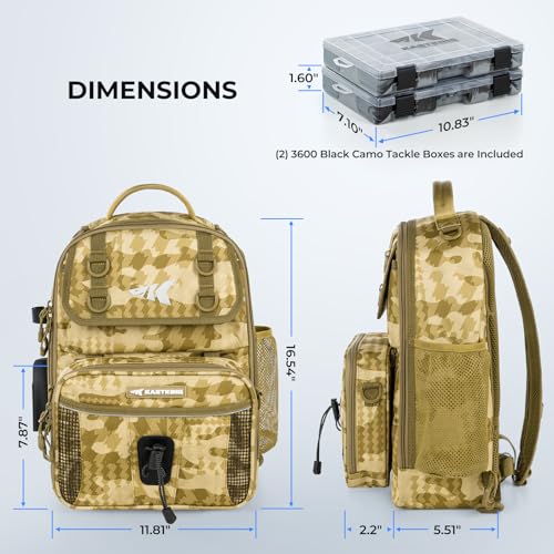 BaitSpace Fishing Sling Bag (Khaki Camo / Large)
