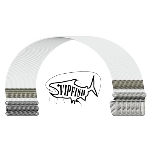 Fishing Fluorocarbon Leader with Crane Swivel and Snaps (30LB, 12" / Clear Fluoro Leader(24Pack))