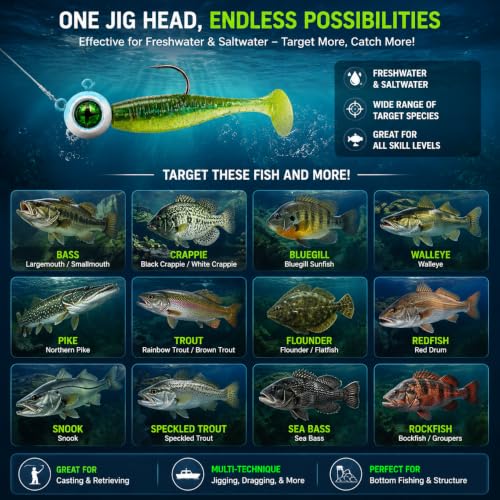 Jig Heads Fishing Hooks Kit