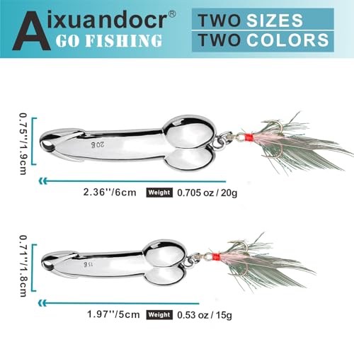Bass Fishing Lure (Sliver / 20g, 15g)