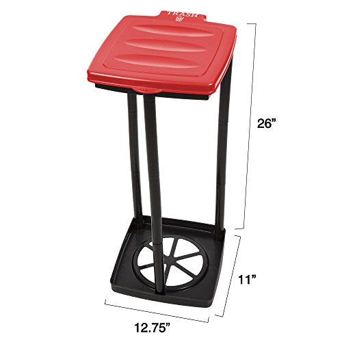 Portable Trash Bag Holder (Red)