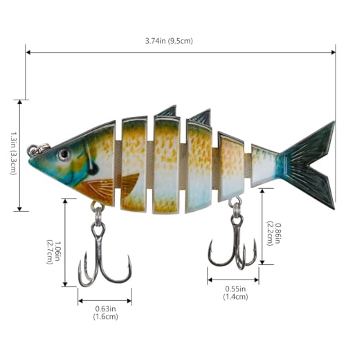 Bone Multi Jointed Swimbait 3