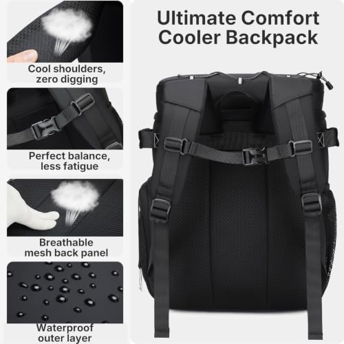Insulated Backpack Cooler Leakproof Lunch Backpack