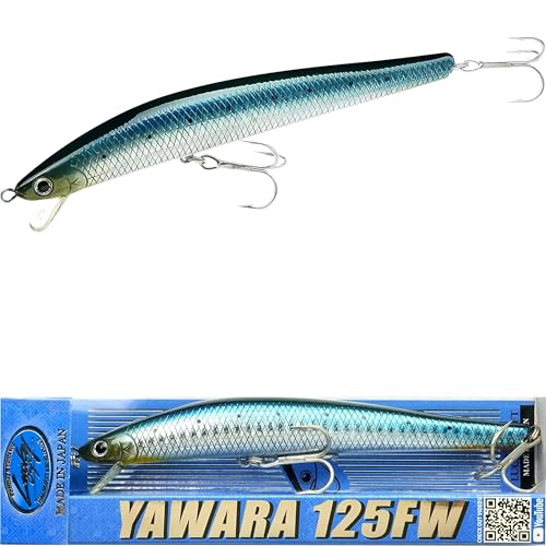 FlashMinnow 125 YAWARA Saltwater Fishing Lure (With Scale / 7702 Zebra Sardine / 125FW)