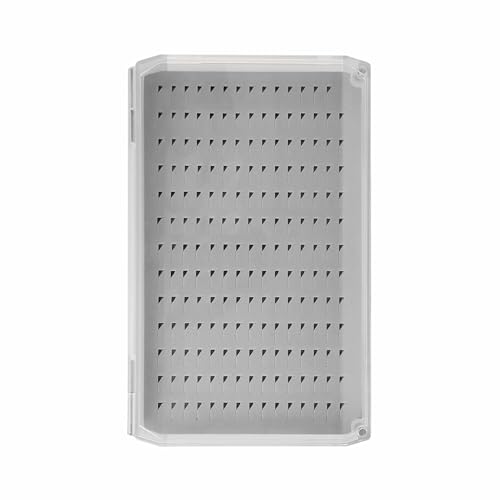 Deep Clear Fly Fishing Box Magnetic Closure Fly Tackle Organizer (H055LB-8.94 × 5.71 × 1.14 inch)