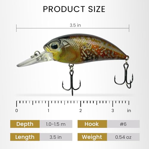 Lifelike Fishing Plugs for Bass Muskie Walleye Pike Crappie