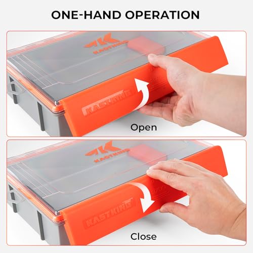HyperSeal Waterproof Tackle Box (3700 Deep (2 Packs no compartment))