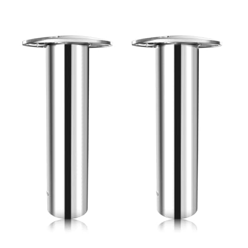 90 Degree Fishing Rod Holder 2 Pack (Stainless Steel - 90 Degree)