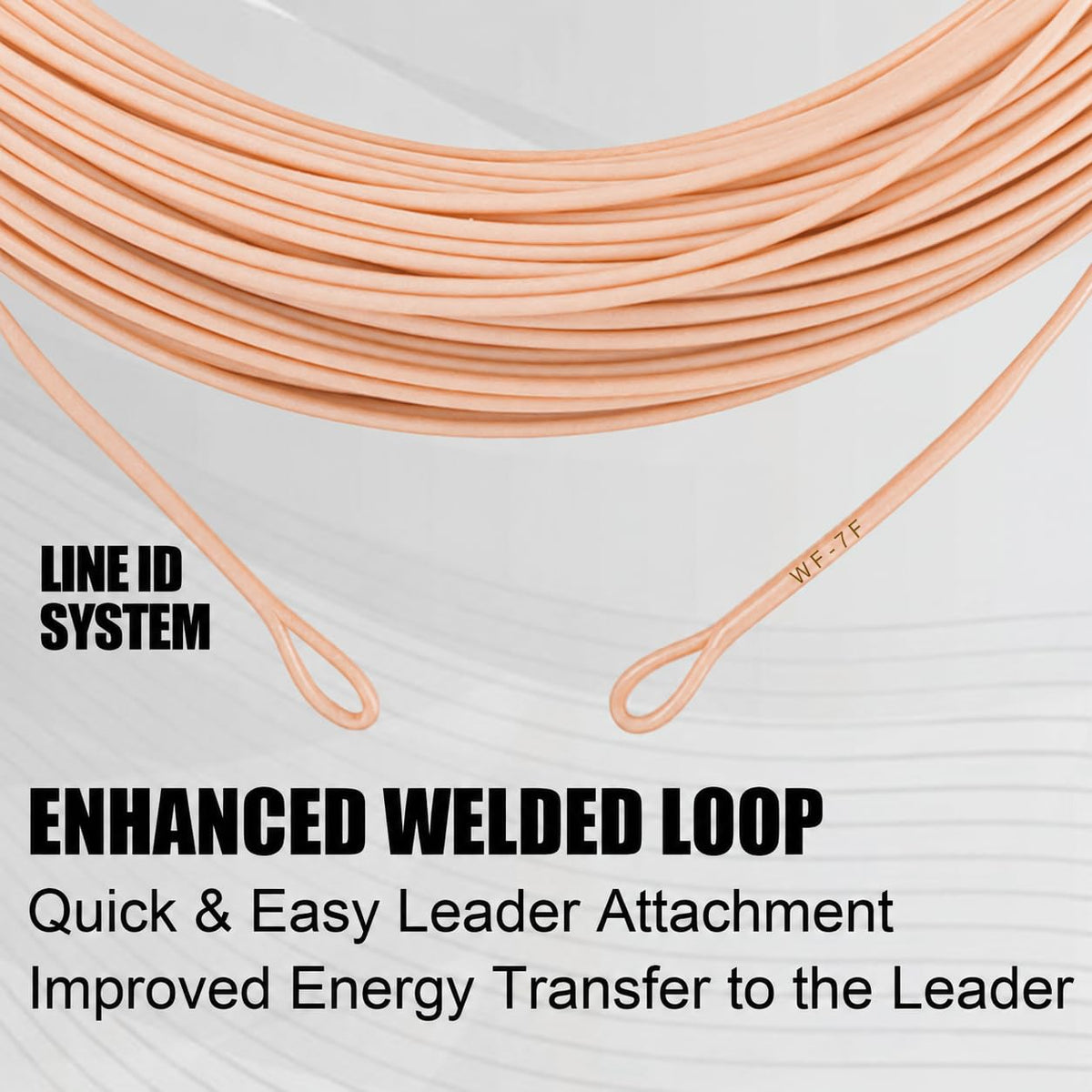 ProWeight WF Floating Fly Line with Welded Loops (Peach / 8F)