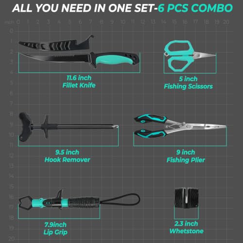 6PCS Fishing Tool Set