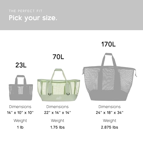 Boat Gear Heavy Duty Outddor CASSI Tote Boat Bag (Sage / 70 Liter)