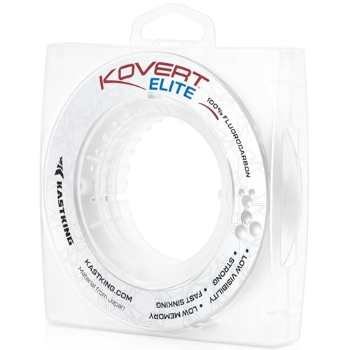 Kovert 100% Fluorocarbon Fishing Line (Kovert Elite (Soft & Smooth) / 17LB-25Yds (Clear))