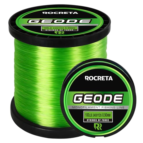 Geode Monofilament Fishing Line (GREEN / 120LB(500YDS))