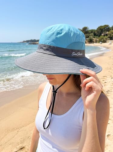Wide Brim Sun Hat for Men Women