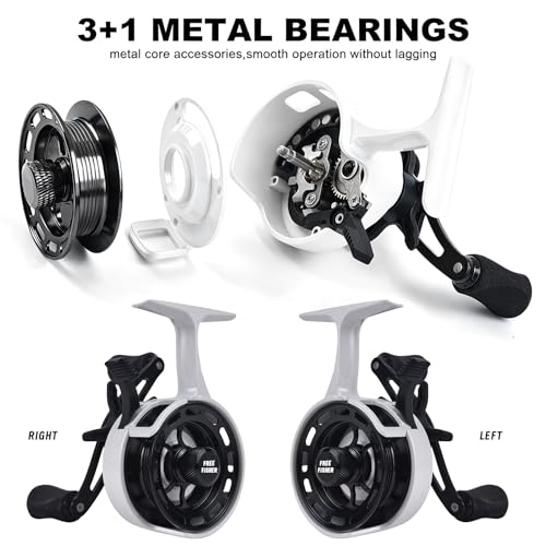 Ice Fishing Reels 3.2 (White-Left)