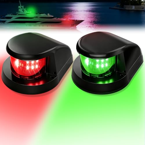 Boat Light Lights for Boat (Black 2 Pack)