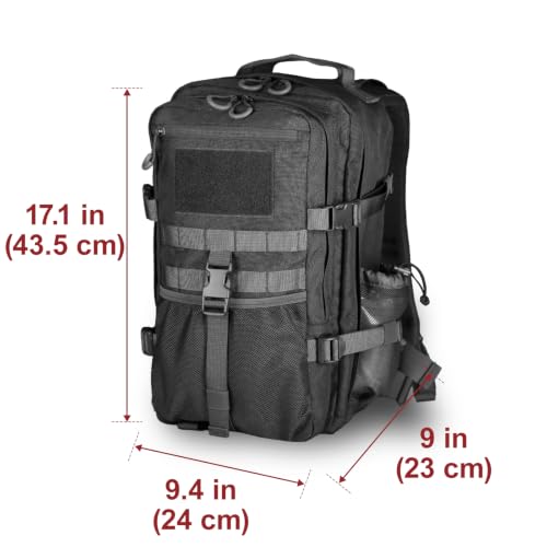 Military Tactical Backpack for Men 25L Molle Hiking Daypack