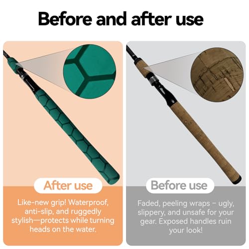 Honeycomb Pattern Shrink Wrap for Ice Hockey Stick (35mm dia. x 5.25 ft long / Green)