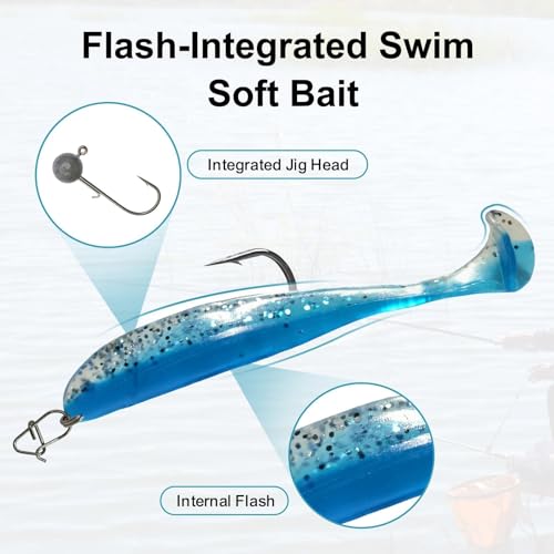 41 Pcs Fishing Lures Kit for Bass Trout & Pike (Young Style)