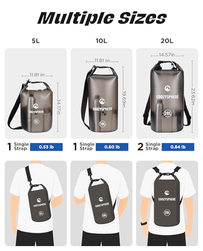 Waterproof Dry Bag with Phone Case & Whistle for Women Men