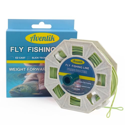 ProWeight WF Floating Fly Fishing Line Welded Loops Weight Forward Freshwater Trout Fly Line Kit WF 3 4 5 6 7 8 Low Stretch Slick Coating Accurate Casting