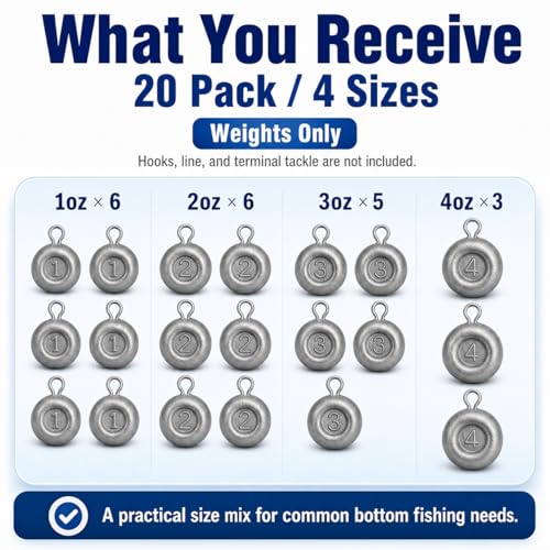 No Roll Disc Sinkers