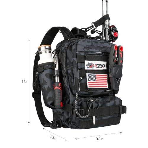 Tactical Fishing Backpack (Scorpion Camo)