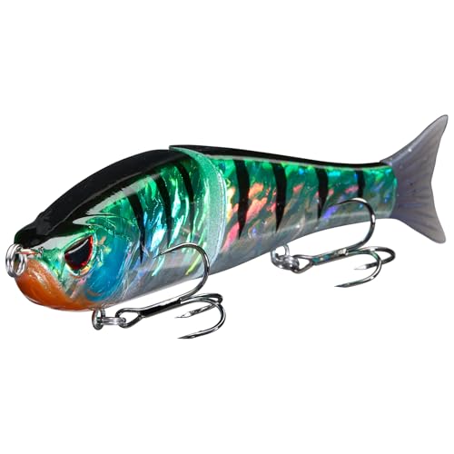 SwimShad Glide Baits Jointed Swimbait Bass Pike Salmon Trout Muskie Fishing Lure