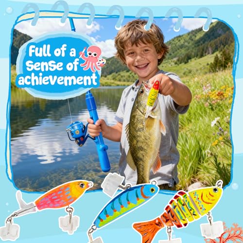 DIY Fishing Lure Kit (8pcs with acessions)