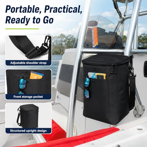 Boat Trash Can (Black)