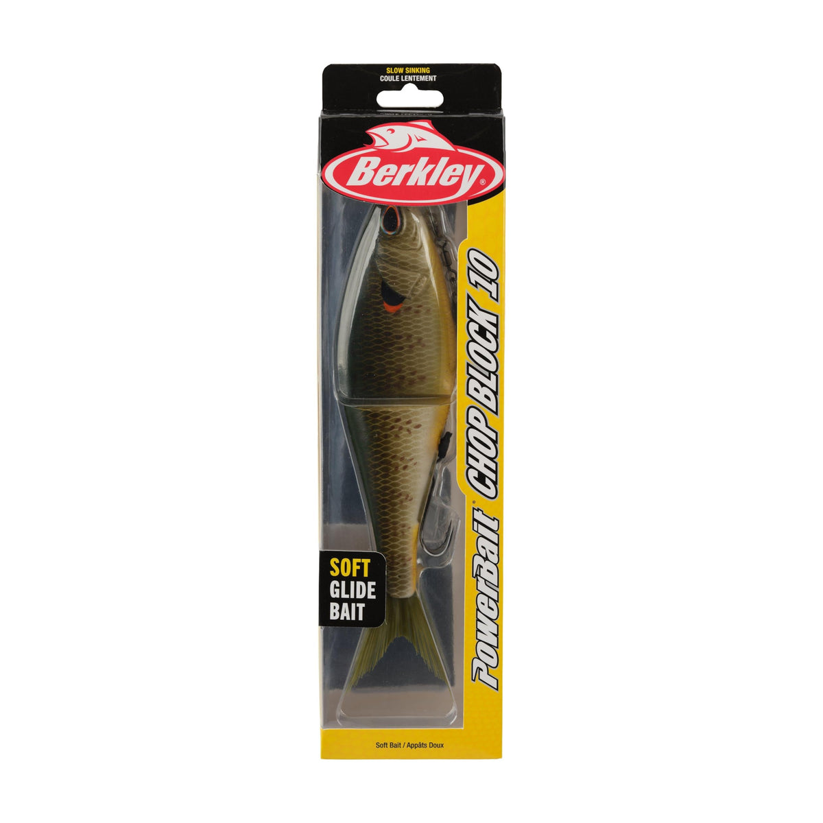 PowerBait Chop Block Fishing Soft Bait (Matte Shellcracker / 10 in - 4 1/5 oz)