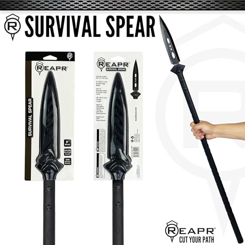 44" Fixed Blade Stainless Steel Throwing Spear