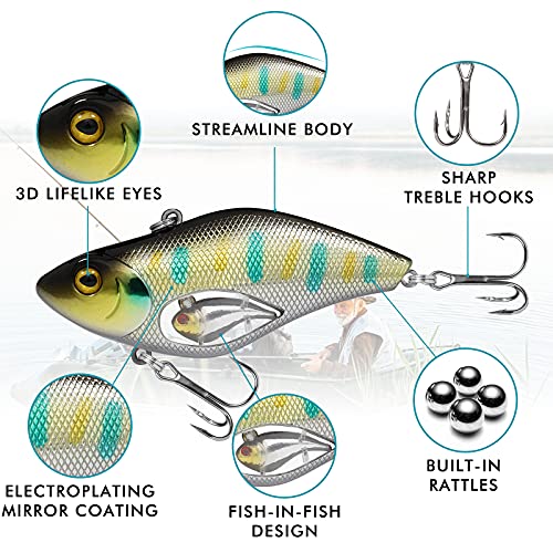 Fishing Lures Lipless Crankbaits (B2-2.8",0.6oz)