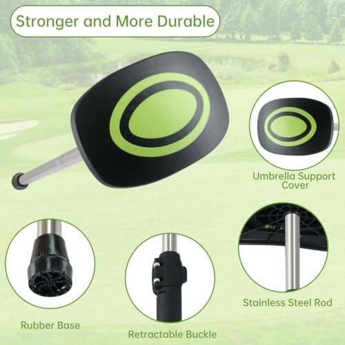 Adjustable Golf Bag Support Pole 31" (Green)