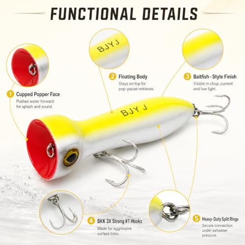 Topwater Popper Fishing Lure